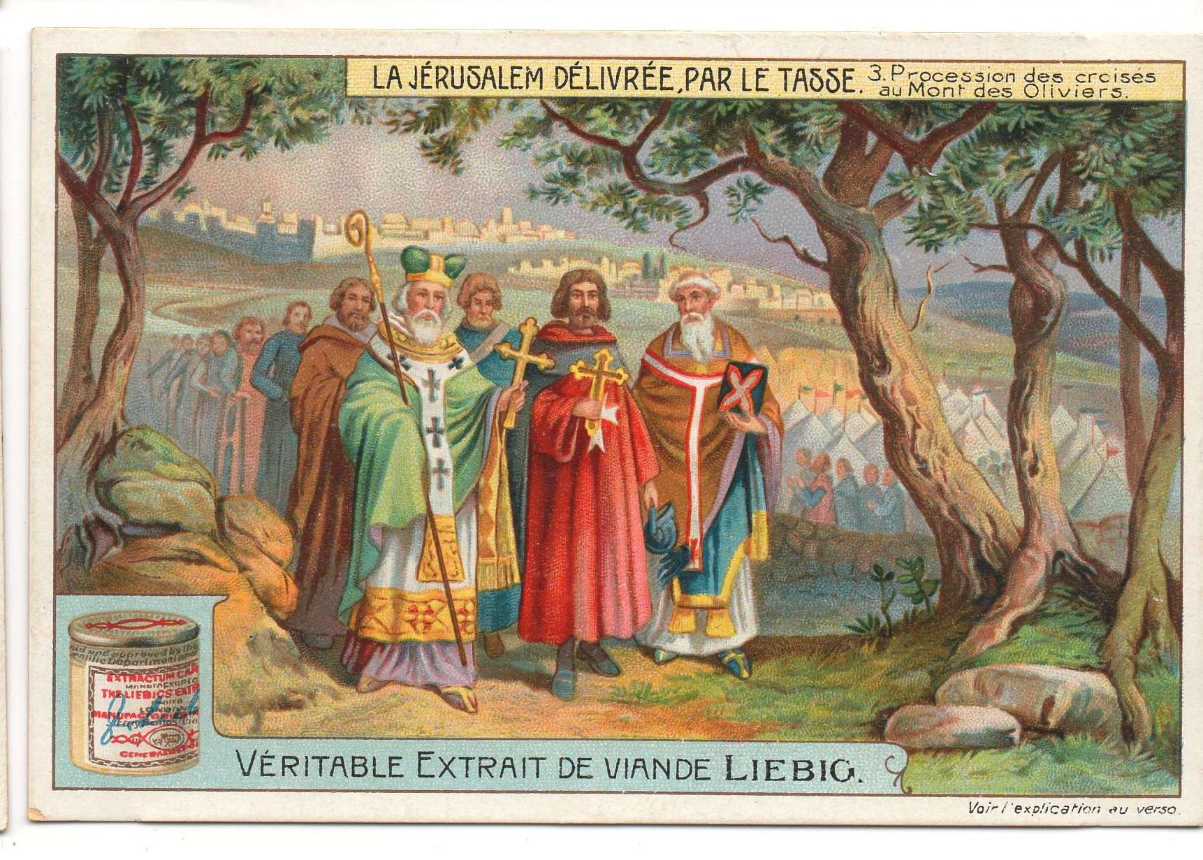 S997 - CHROMO LIEBIG - 1910 - " LA JERUSALEM DELIVREE PAR LE TASSE " : 3. PROCES