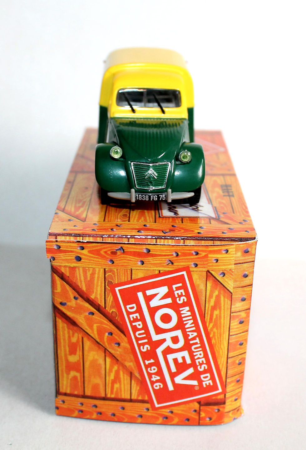 Miniatura: NOREV 1/43 CITROEN 2CV AZU KNORR 1956, FOURGONNETTE VOITURE AUTOMOBILE MINIATURE