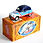 Pikkukuva: NOREV 1/43 CITROEN 2CV 6 BASKET 1977, VOITURE AUTOMOBILE MINIATURE MODELISME
