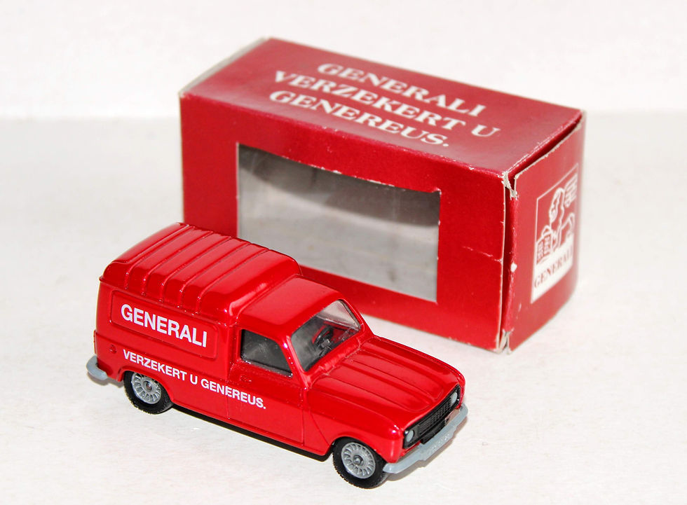 SOLIDO 1/43 RENAULT 4 FOURGONNETTE GENERALI, VOITURE PROMOTIONNELLE PUBLICITAIRE