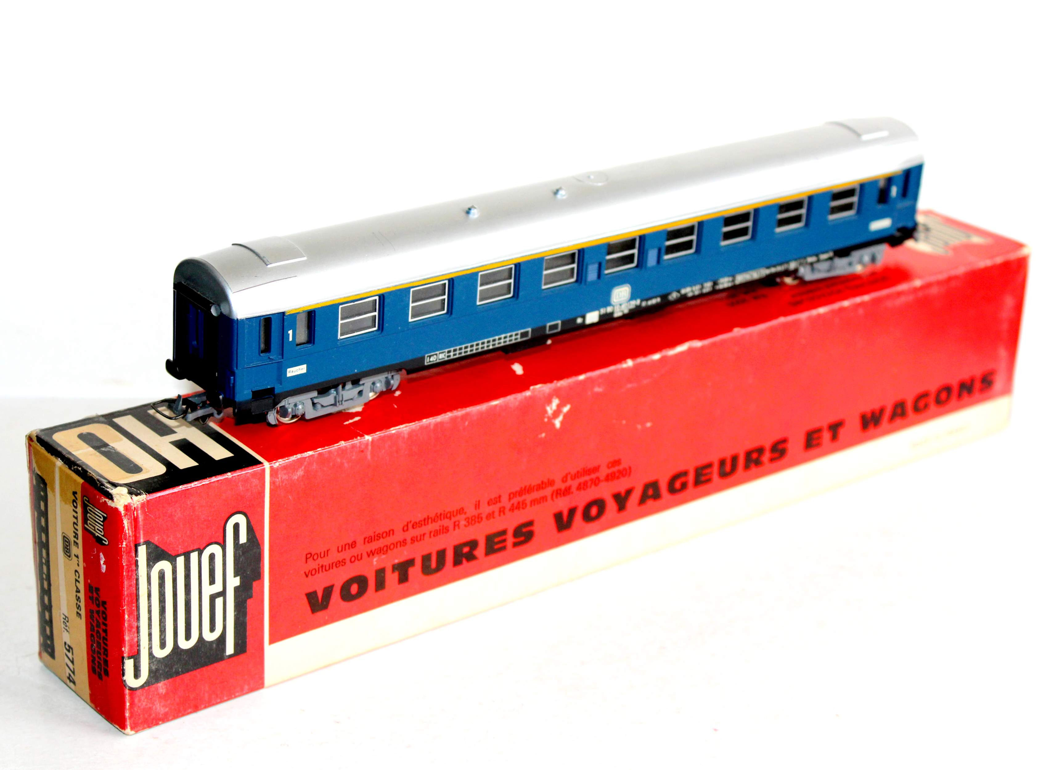 JOUEF HO 4674 / 5774 VOITURE VOYAGEUR TOURISME 1e Cl. TYPE Y-UIC SERIE JUNIOR DB