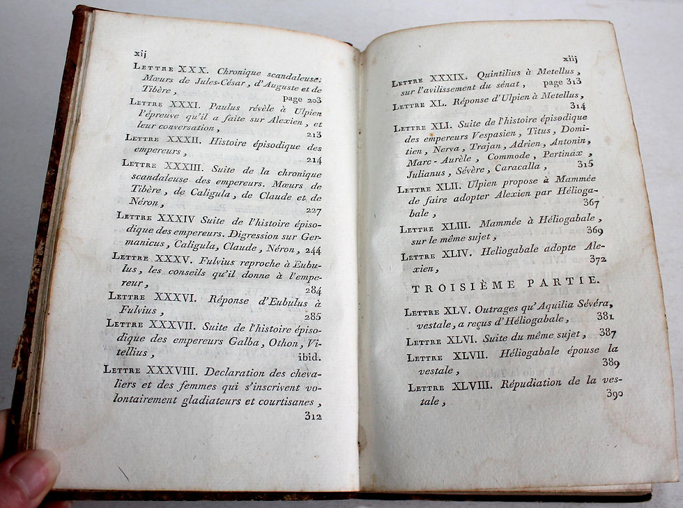 Pikkukuva: HELIOGABALE OU ESQUISSE MORALE DE LA DISSOLUTION ROMAINE SOUS LES EMPEREURS 1802