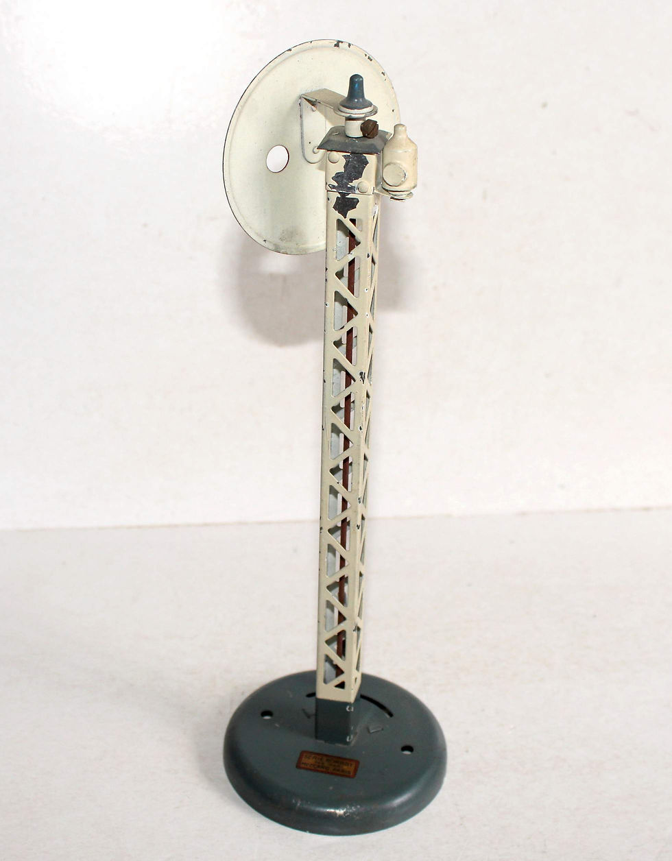 Indexkép: HORNBY O SIGNAL DISQUE ROUGE MANUEL, VOIE FERROVIAIRE AVERTISSEUR SIGNALISATION