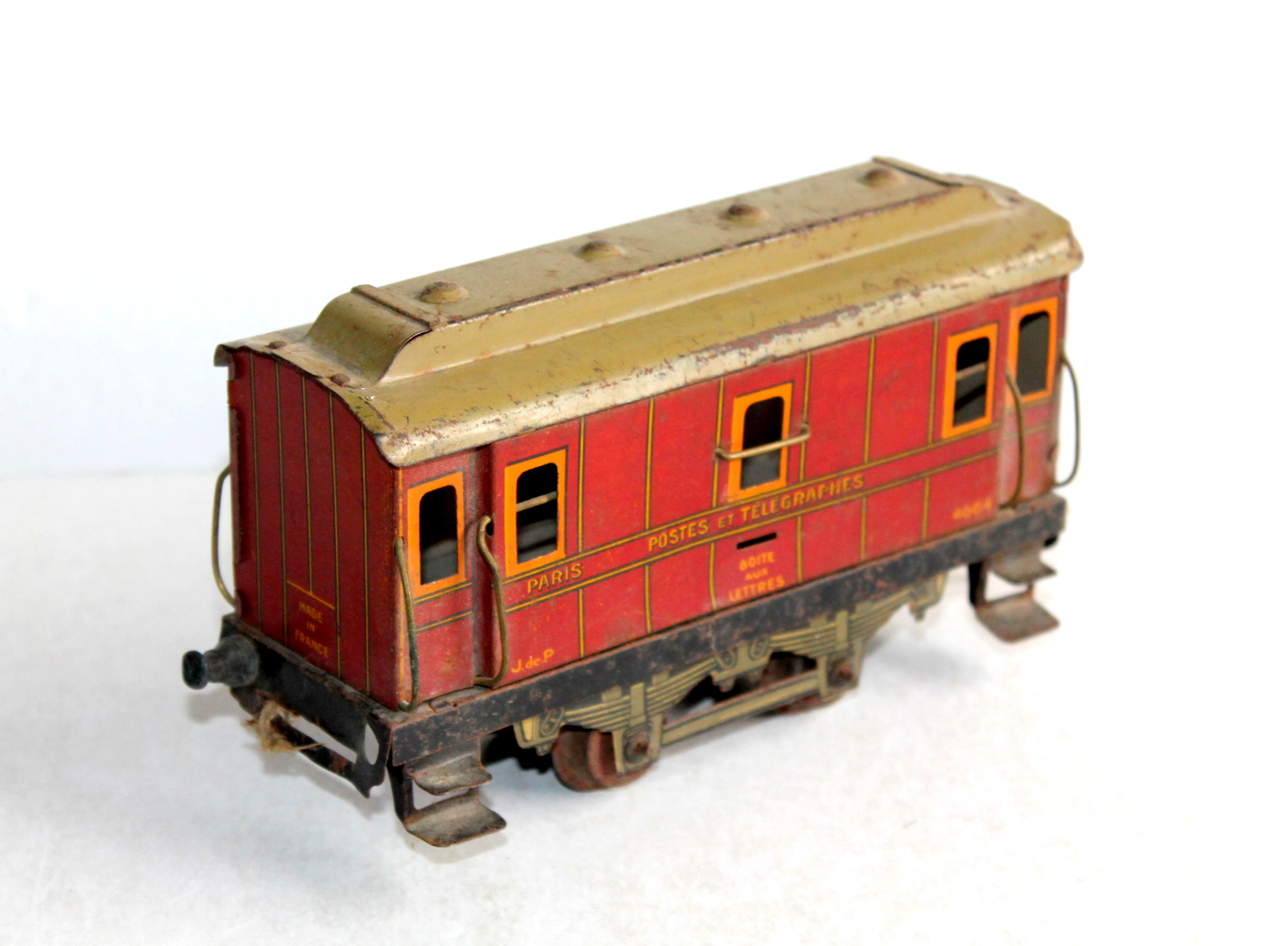 JEP J. de P. O, 4664 WAGON COUVERT POSTES TELEGRAPHES FOURGON TRANSPORT COURRIER