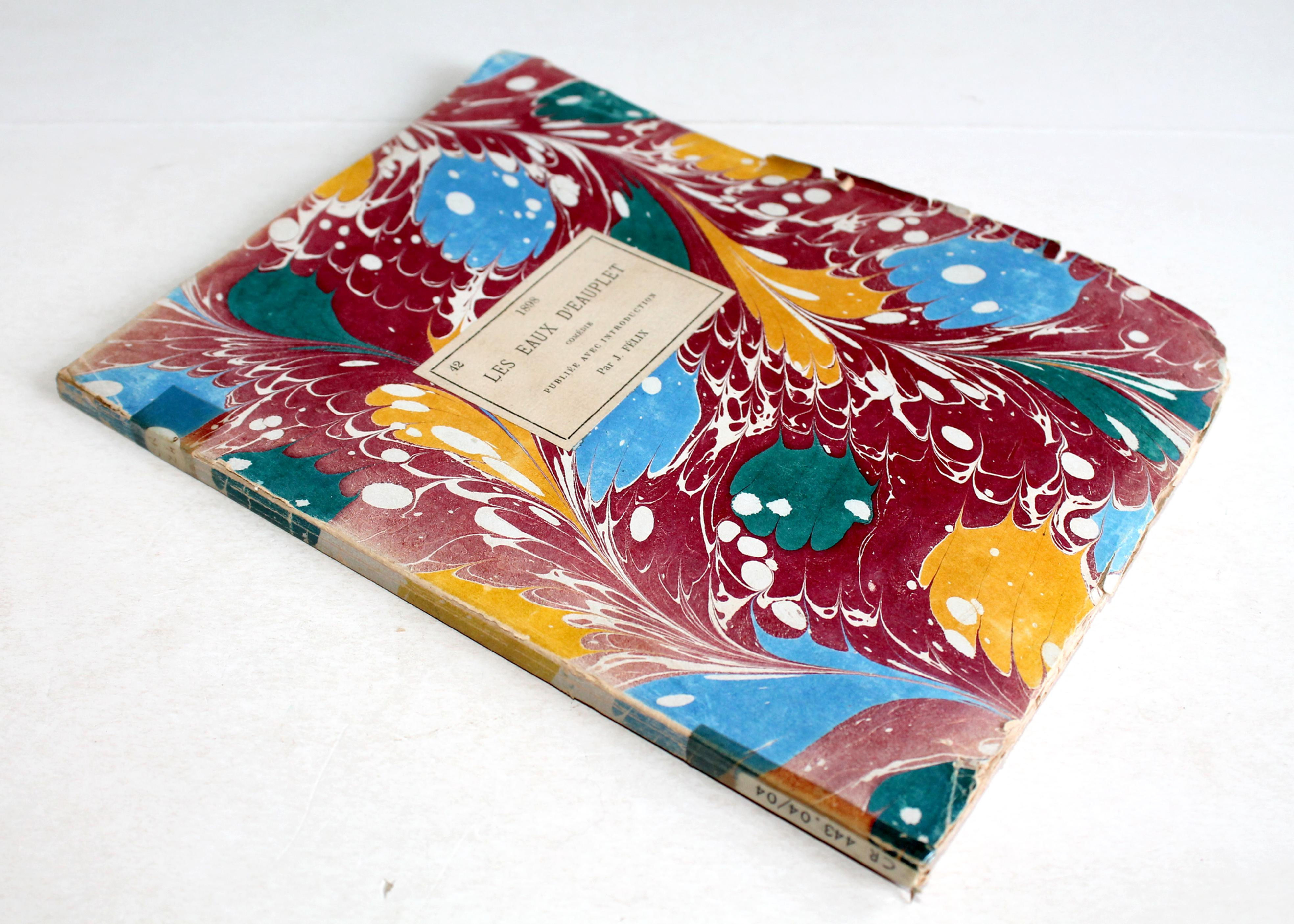 EO, LES EAUX D'EAUPLET COMEDIE PUBLIÉ AVEC INTRODUCTION de J. FELIX 1898 LEON GY