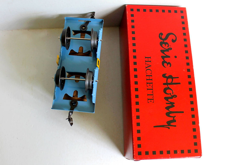 Миниатюра: SERIE HORNBY - WAGON MARCHANDISE - ECH O - N°402382 N - BI-FOUDRE TONNEAU - BLEU