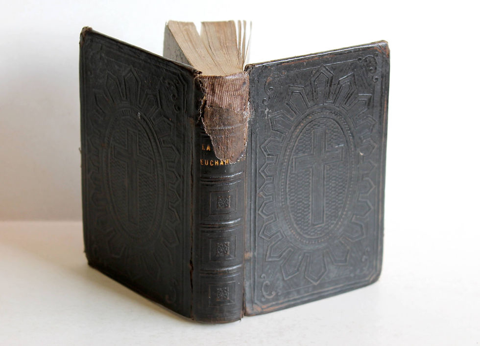 LA SAINTE EUCHARISTIE EST MA NOURRITURE MON BREUVAGE / ABBE MALLARD 1858 PELLION