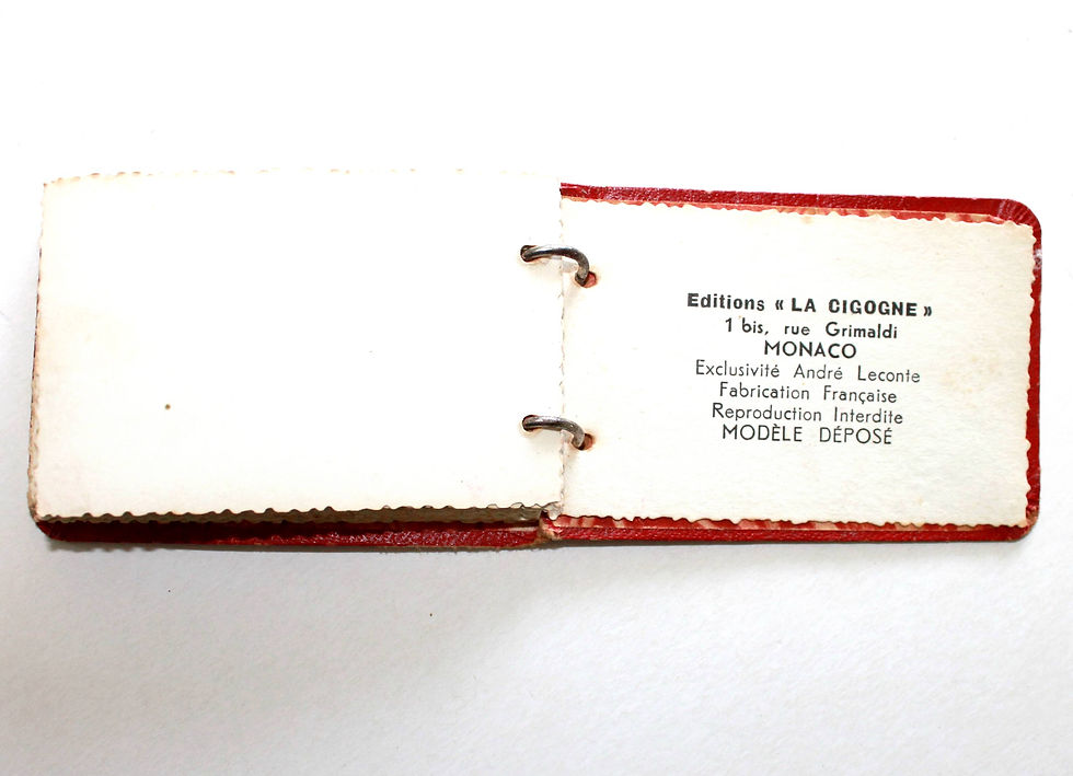 Miniatura: 17 PHOTOS ARGENTIQUE - MENTON ET LA FRONTIERE - EXCLU A. LECONTE - Ed LA CIGOGNE