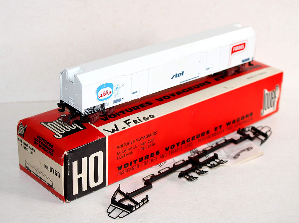 Pikkukuva: JOUEF HO 6760 WAGON REFRIGERANT ISOTHERME GERVAIS STEF FINDUS FOURGON FRIGO SNCF