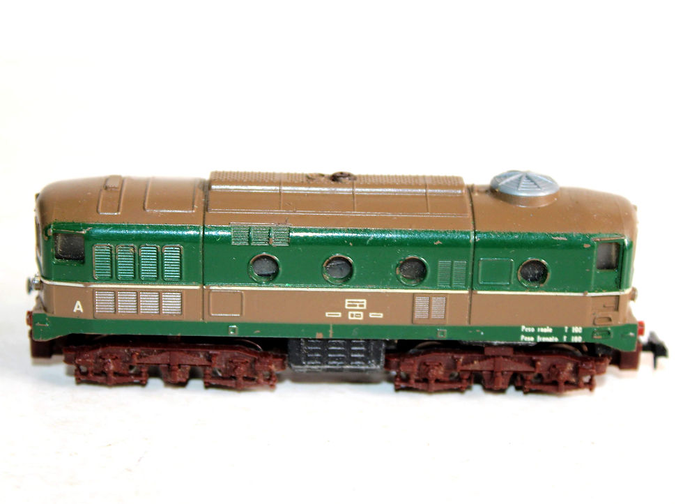 תמונה ממוזערת: RARE LIMA MICROMODEL N 201 LOCOMOTIVE MOTRICE DIESEL Bo-Bo SERIE D 341 FS ITALIA