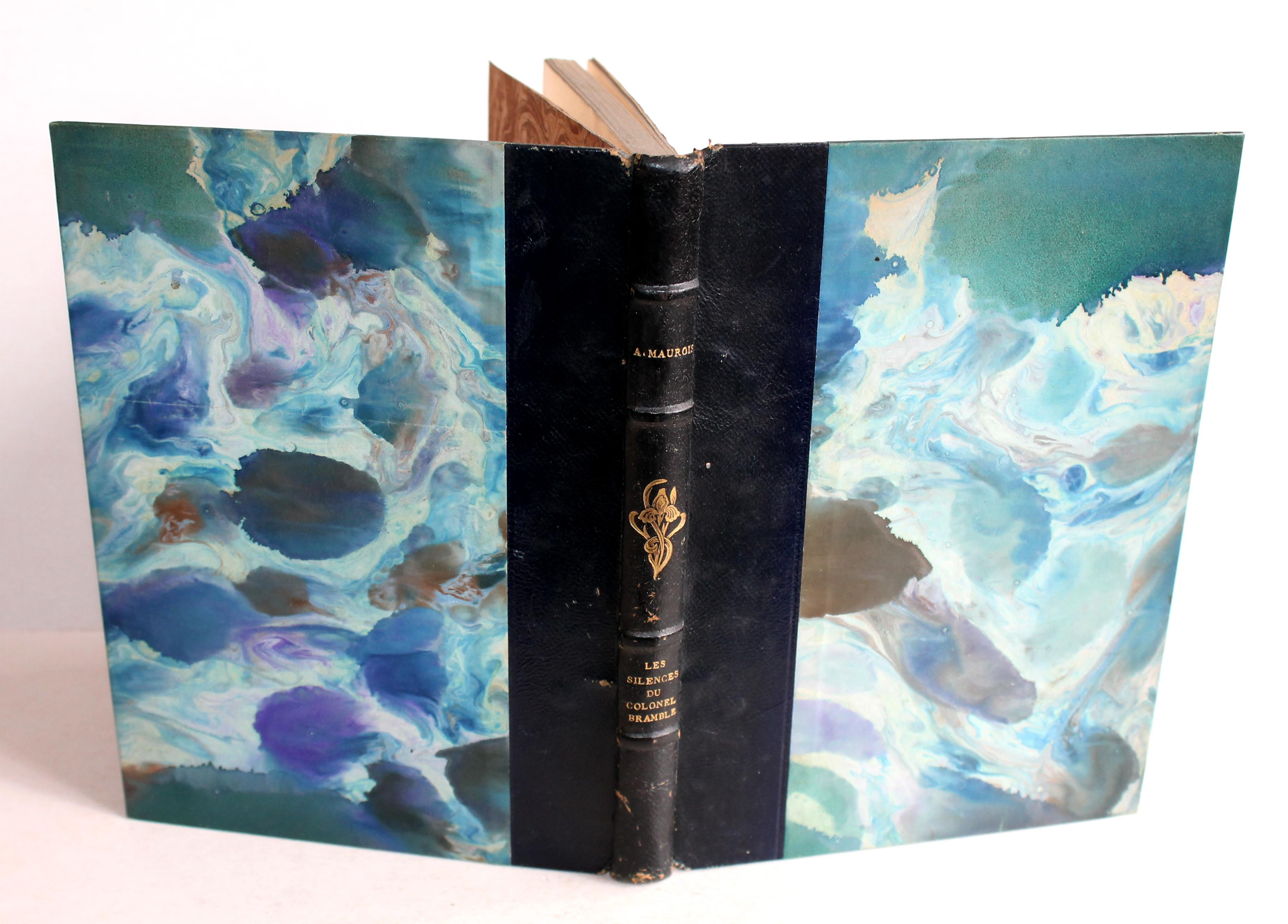 LES SILENCES DU COLONEL BRAMBLE ROMAN de MAUROIS BOIS ORIGINAUX / BOULLAIRE 1926