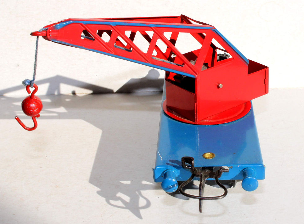 Indexkép: HORNBY 1/48 O, 406 WAGON PLAT PLATEFORME AVEC GRUE PIVOTANTE, ROTATIF N°1, TRAIN