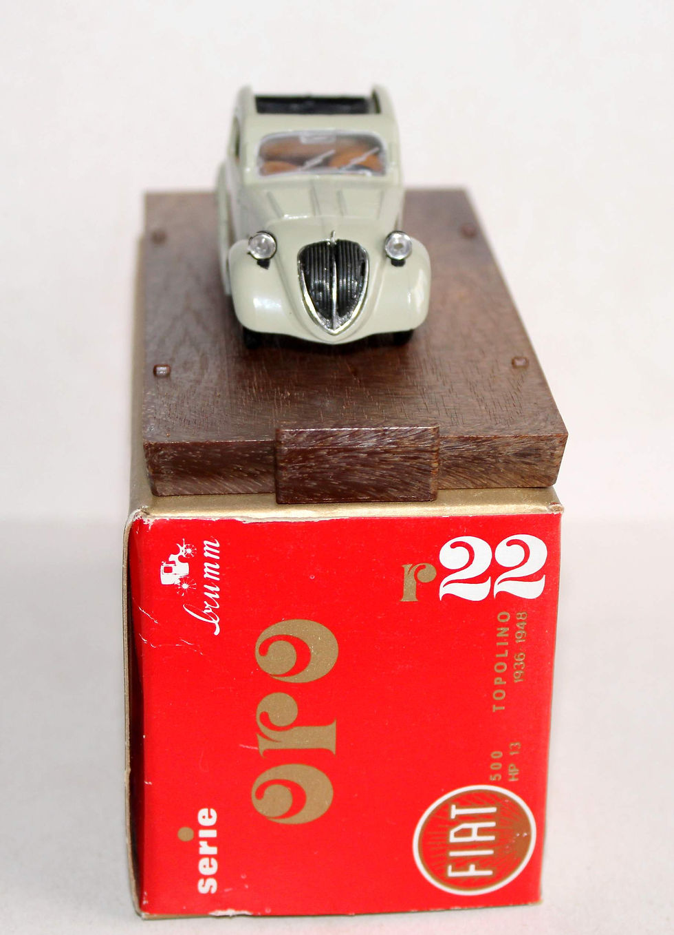 Miniaturebillede: BRUMM ORO 1/43 R 22 FIAT TOPOLINO 500 HP 13 1936-1948, VOITURE MINIATURE AUTO