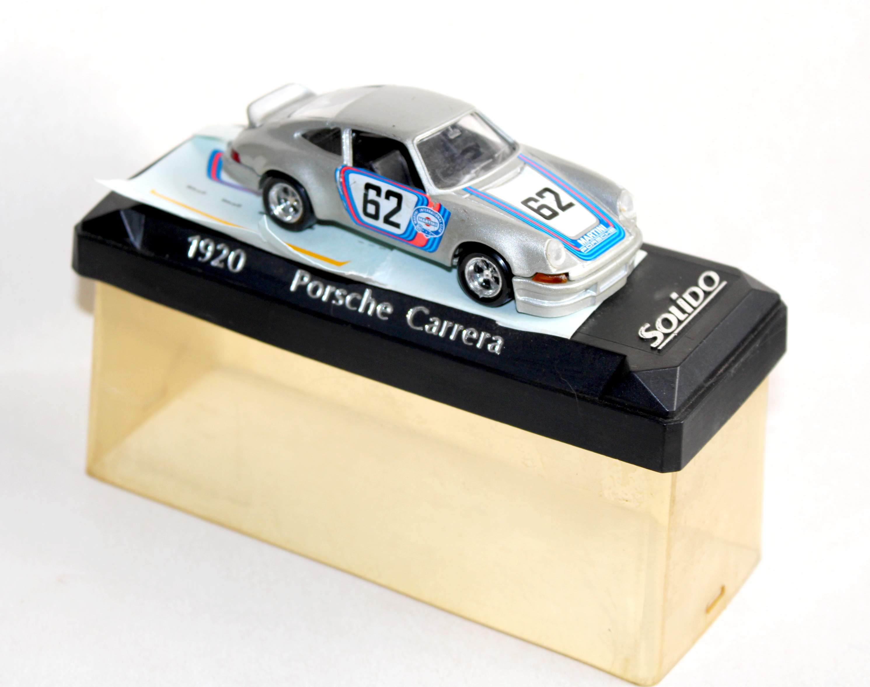 SOLIDO 1/43 1920 PORSCHE 911 CARRERA #62 VOITURE RACE RACING MINIATURE A DECORER