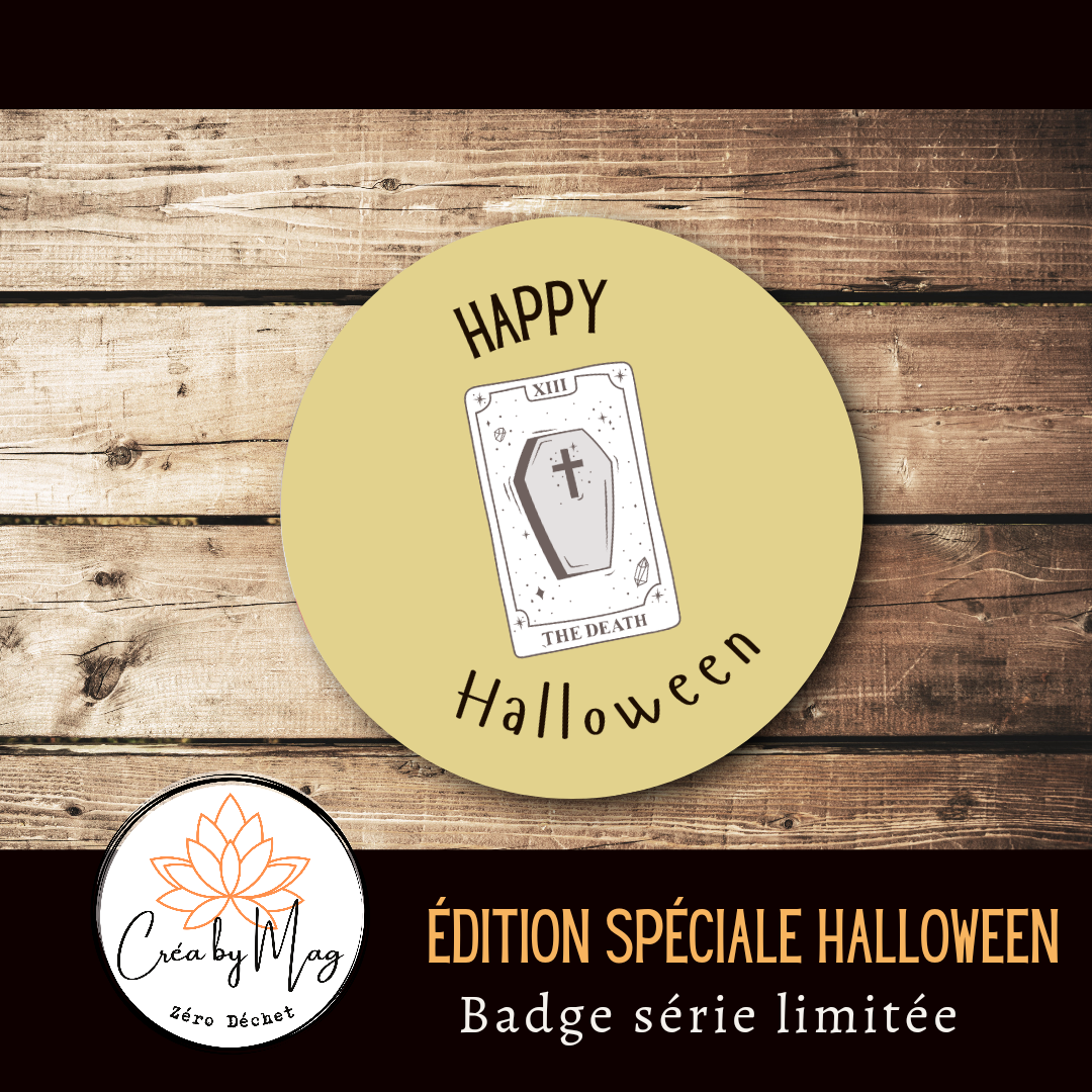 Badge Halloween motif Tarot