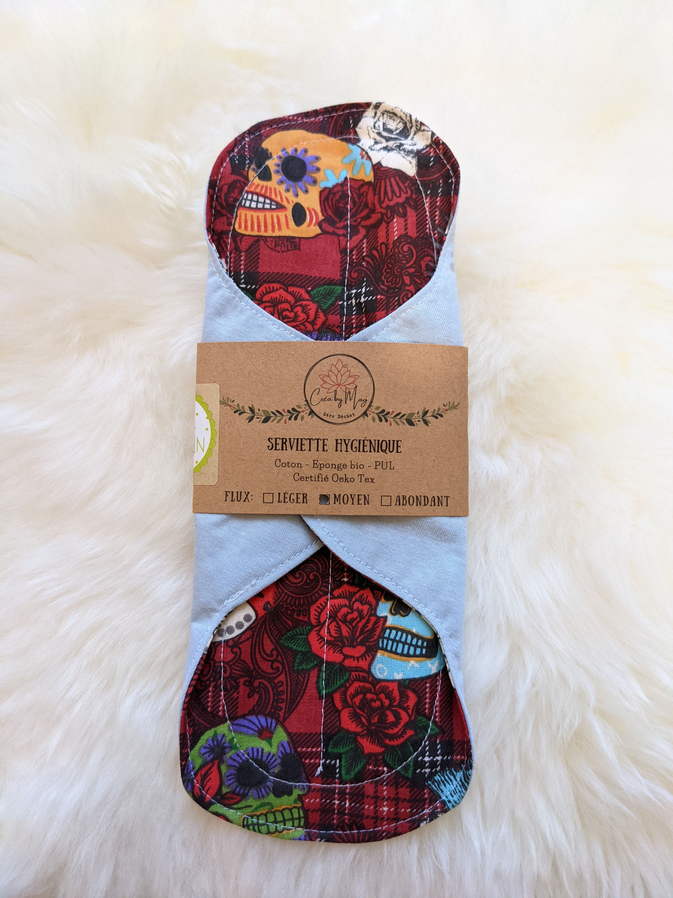 Protection hygiénique lavable - Medium - Flux moyen.