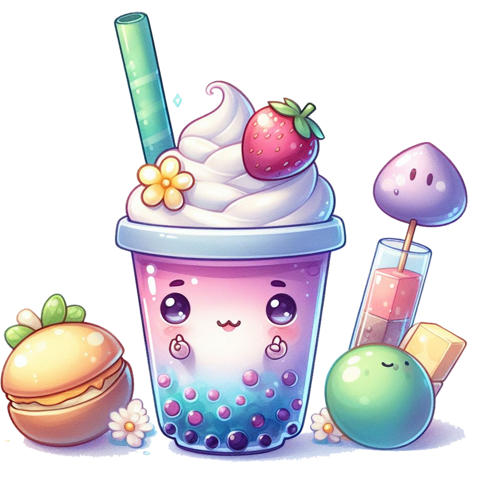 Miniature : Bubble Tea Kawaii serie 7
