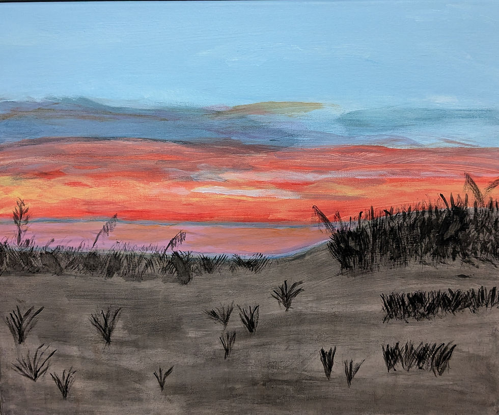 Sunset From the Beach