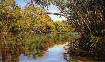 "Sweeping Branches" - a painting by Michael Story