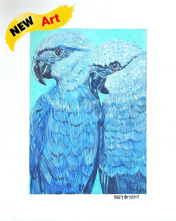 Acrylic Painting "Blue" by Kelly Bryant