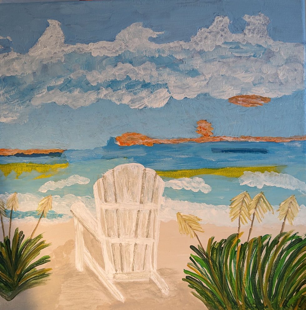 Relaxing on the Beach