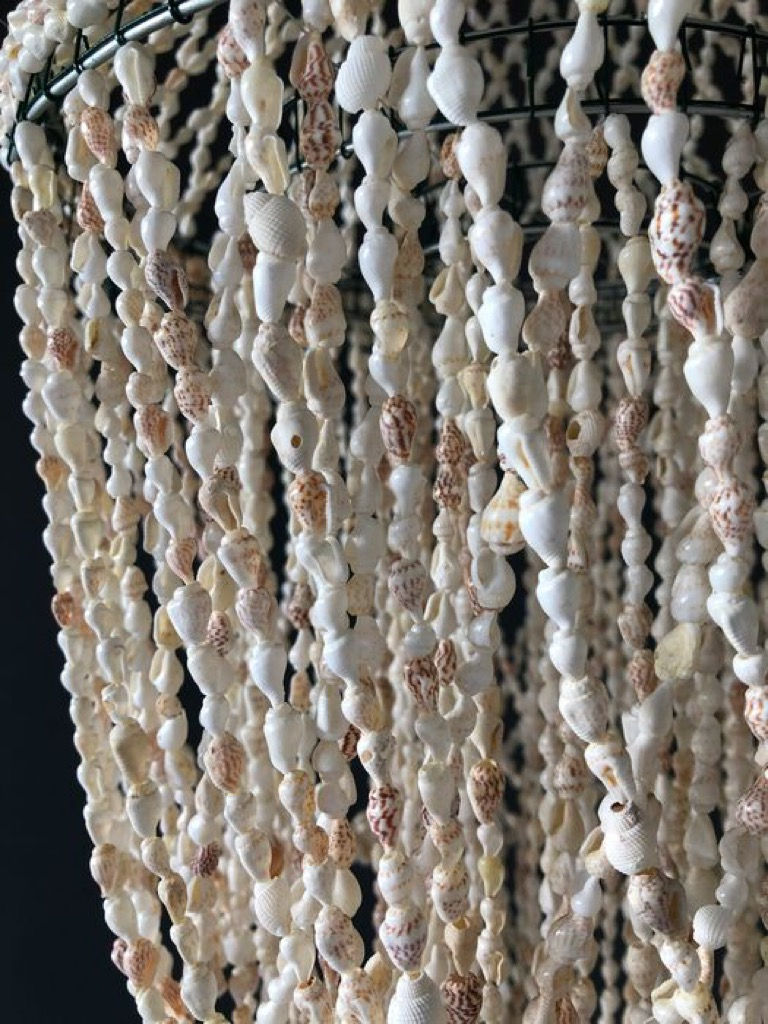 Thumbnail: Stunning Shell Chandelier / Hanging lamp - Shells