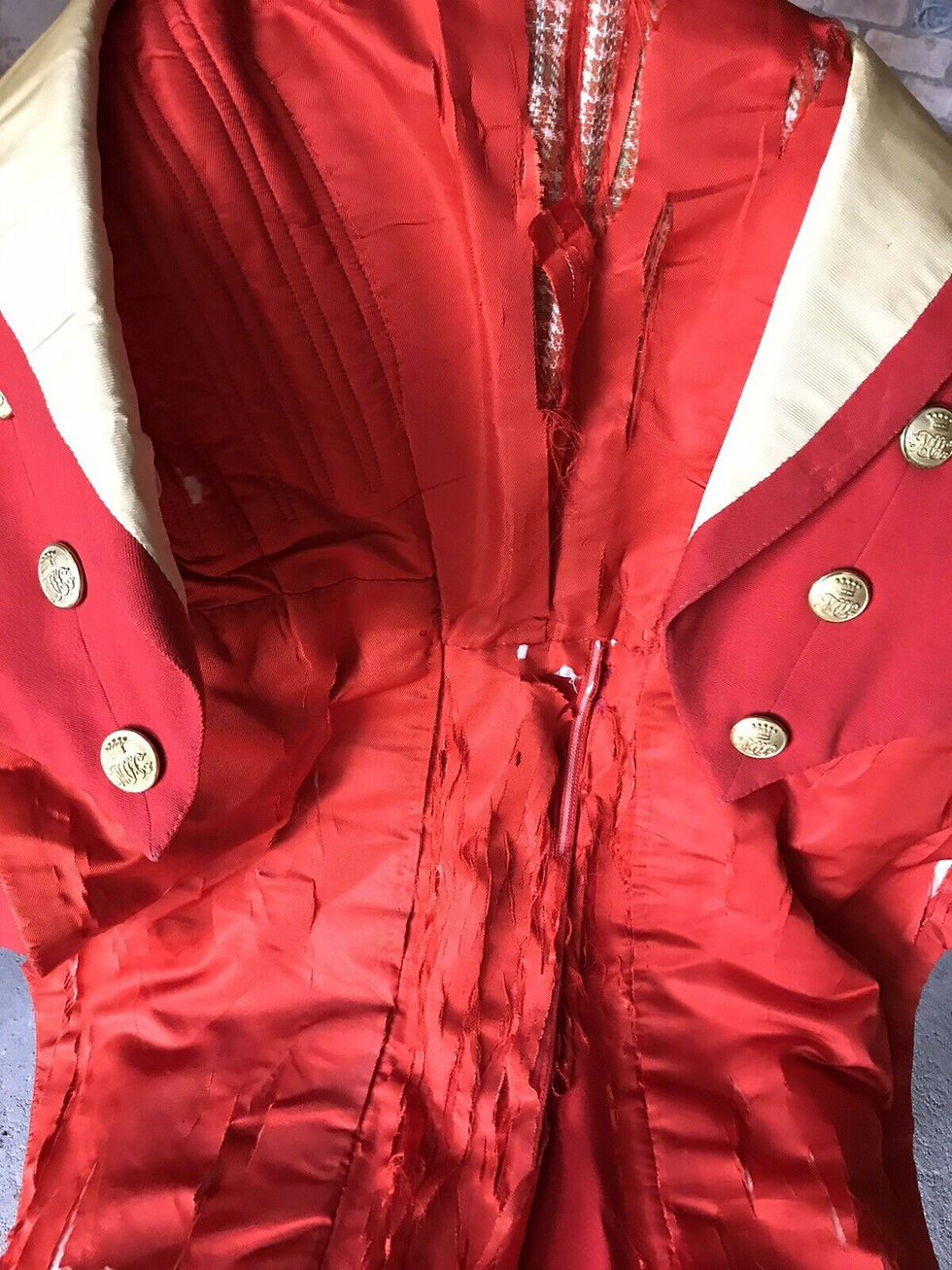 Thumbnail: Antique Edwardian Circus Ringmaster Coat and Tails Jacket. 1901 to 1910.