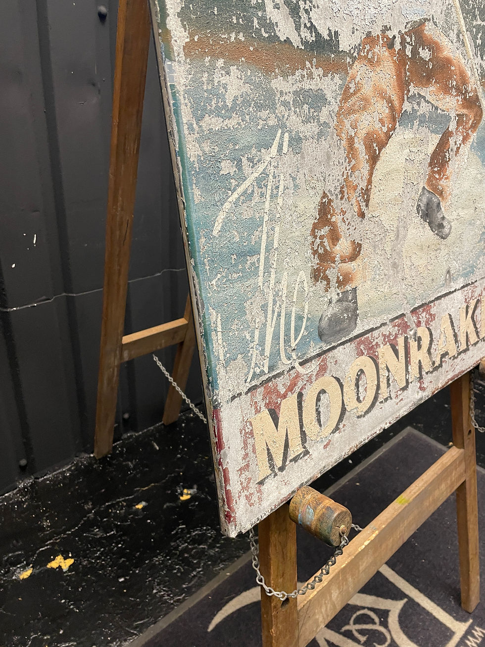 Thumbnail: Original Moonraker public House signage