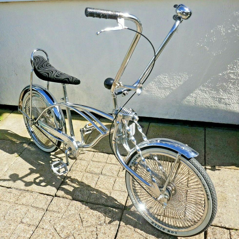 20" Classic 8 Ball All Chrome LowRider Muscle Bike Cruiser Chopper 1992. UNUSED.