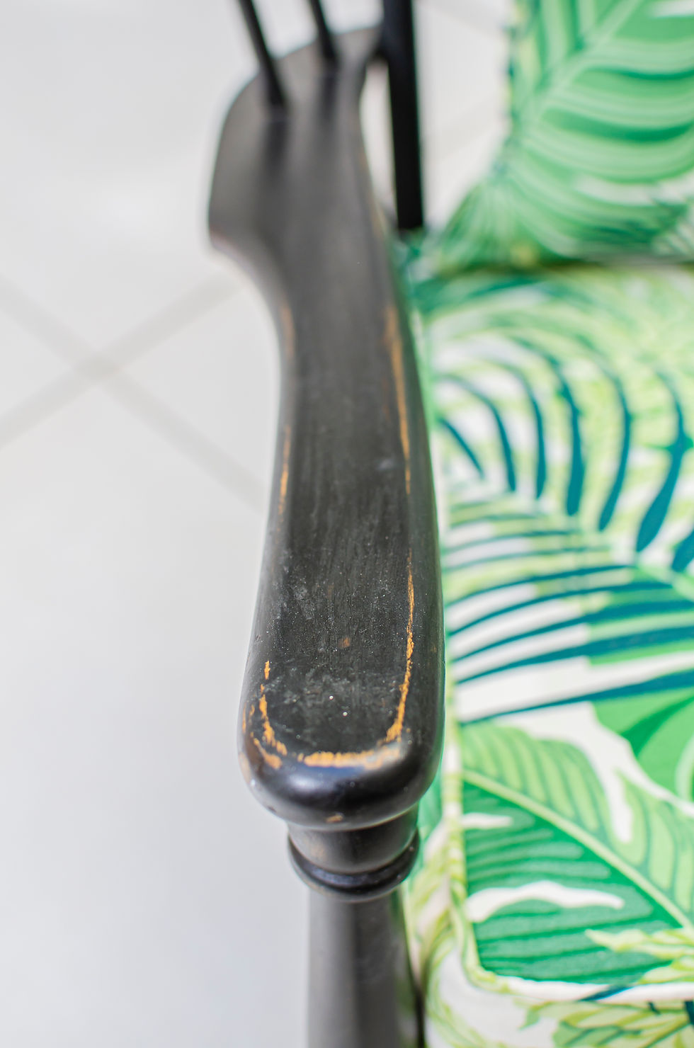 Thumbnail: Classic Ebonised Rocking Chair 10
