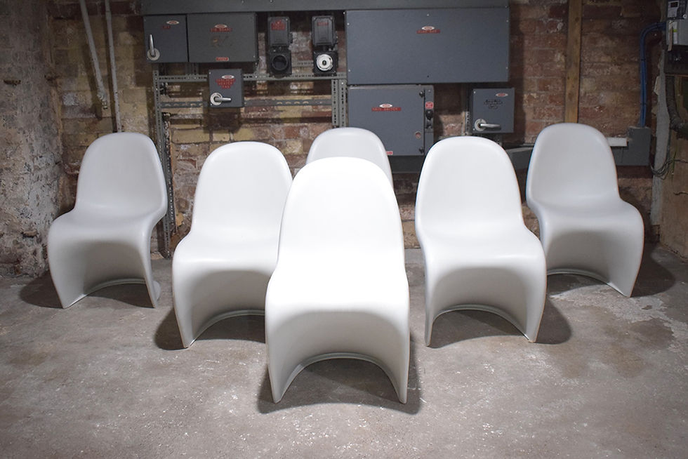 Thumbnail: 6 Classic Panton chairs Verner Panton for Vitra