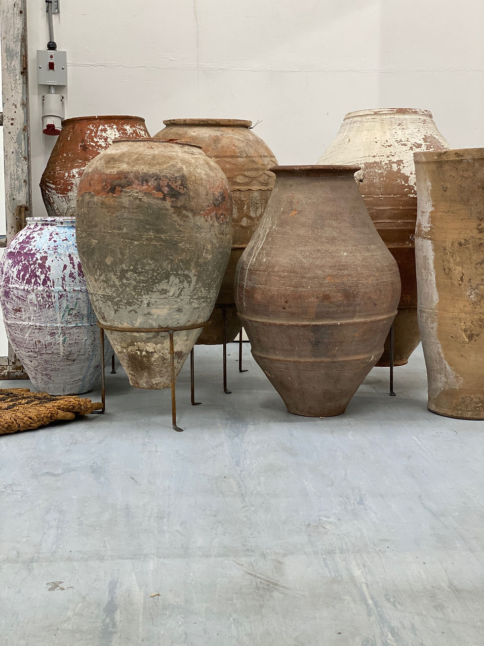 Thumbnail: Antique 19th Century Rustic Olive Pots From The Adana Region Of Turkey