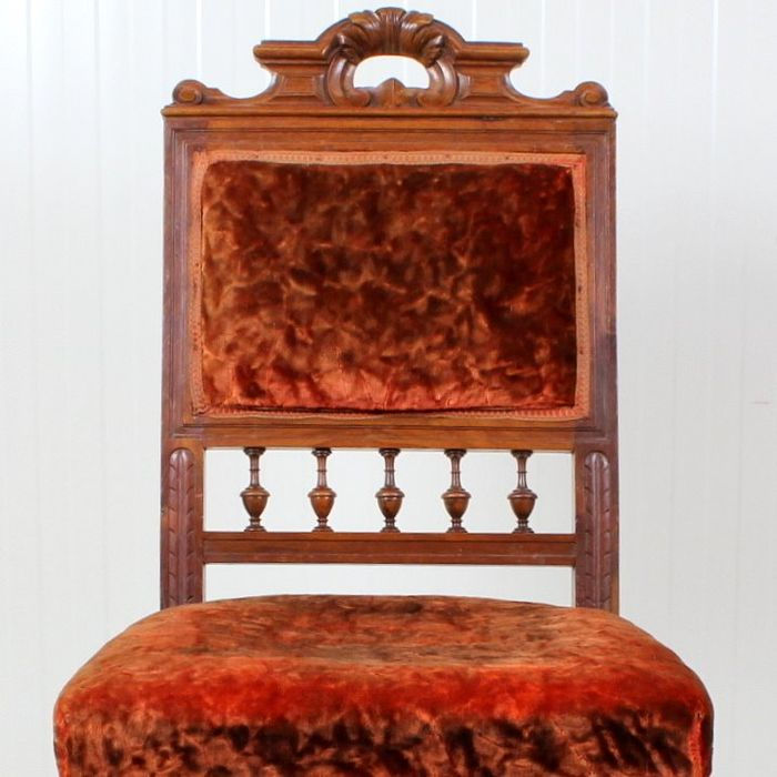 Thumbnail: Beautiful Occasional / Gentleman's Chair France 1850 1899