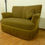 Thumbnail: 1950's Danish Two-Seater Sofa Green Velour Retro Vintage Twentieth Century