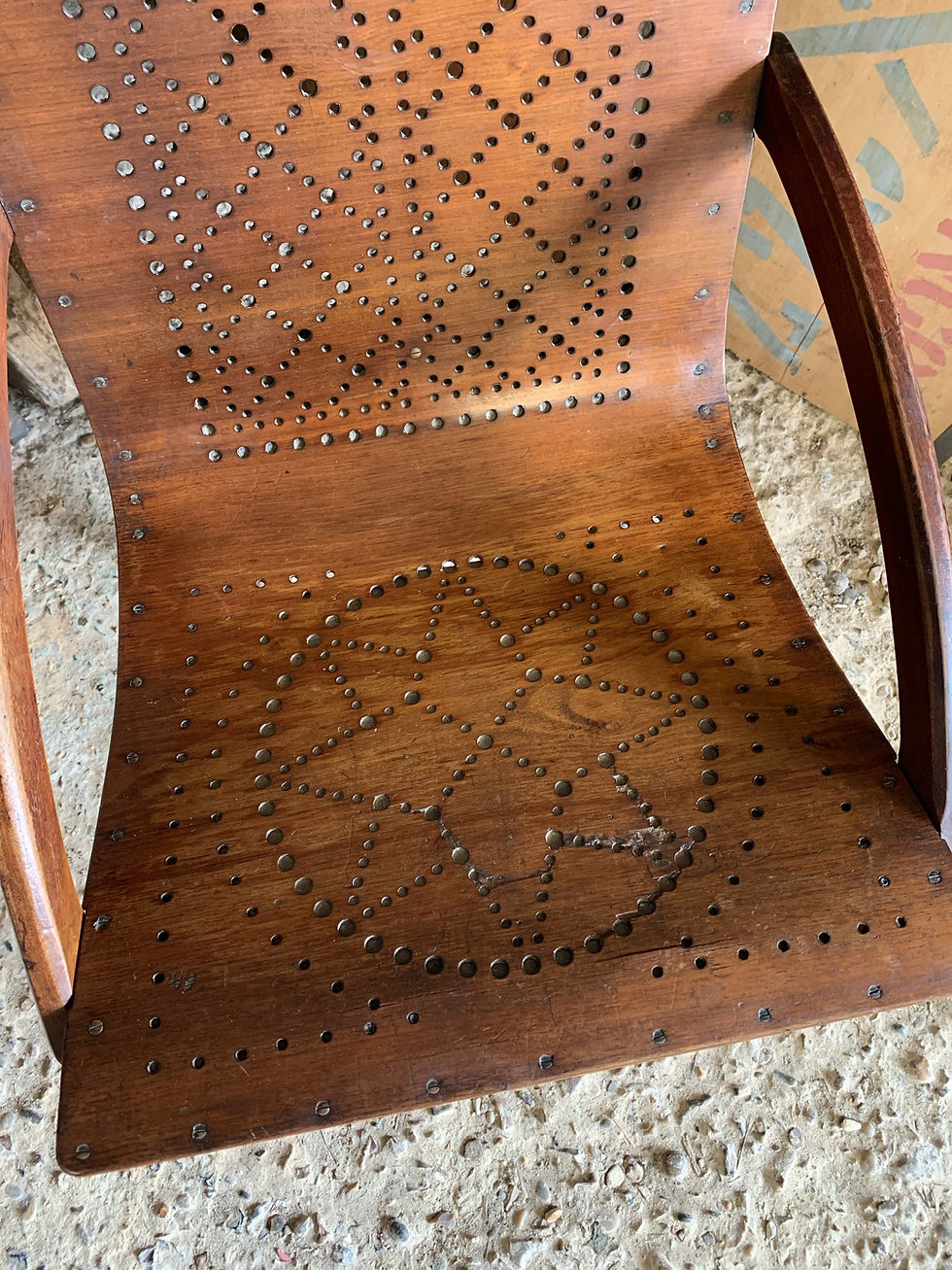 Thumbnail: Simeon Barker Bentwood Rocking Chair 1889