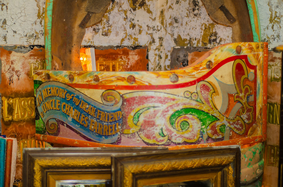 Thumbnail: Original hand painted panel from Mid to Late 20th Century Waltzer 9