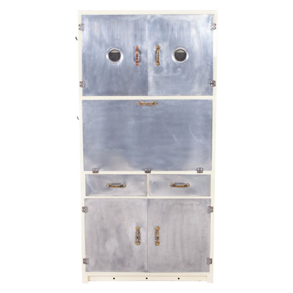 Polished Metal Cabinet 1