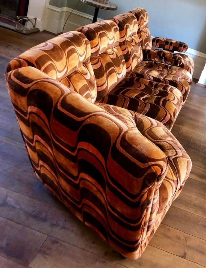 Thumbnail: Milo Baughman Style Modular Sofa Suite 4