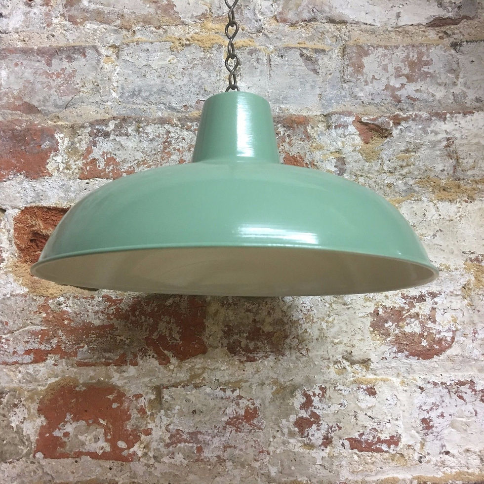 Thumbnail: Classic Metal Pendant Lampshade French Grey full 2