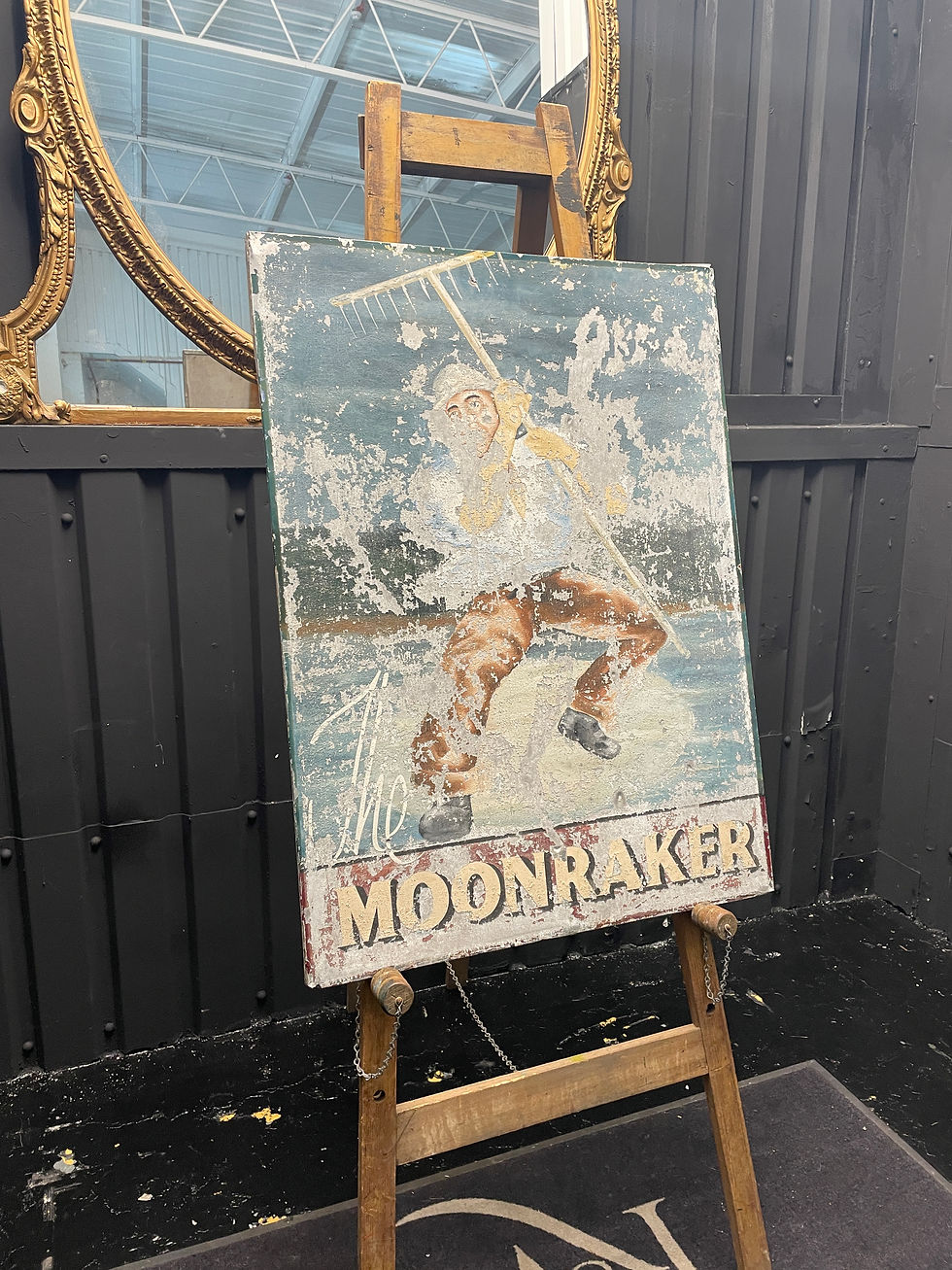 Thumbnail: Original Moonraker public House signage
