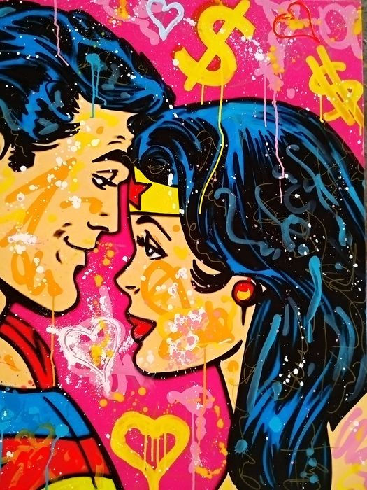 Thumbnail: Superman and Wonderwoman by Falco Original 4