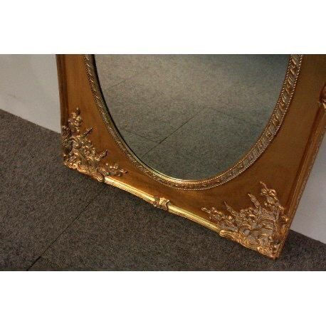Thumbnail: Large golden baroque mirror