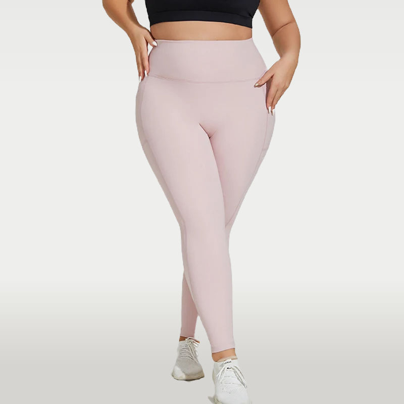 Cusuti High-Waisted Gym Yoga Leggings with Pockets, Oversized Tight Fit Workout Pants