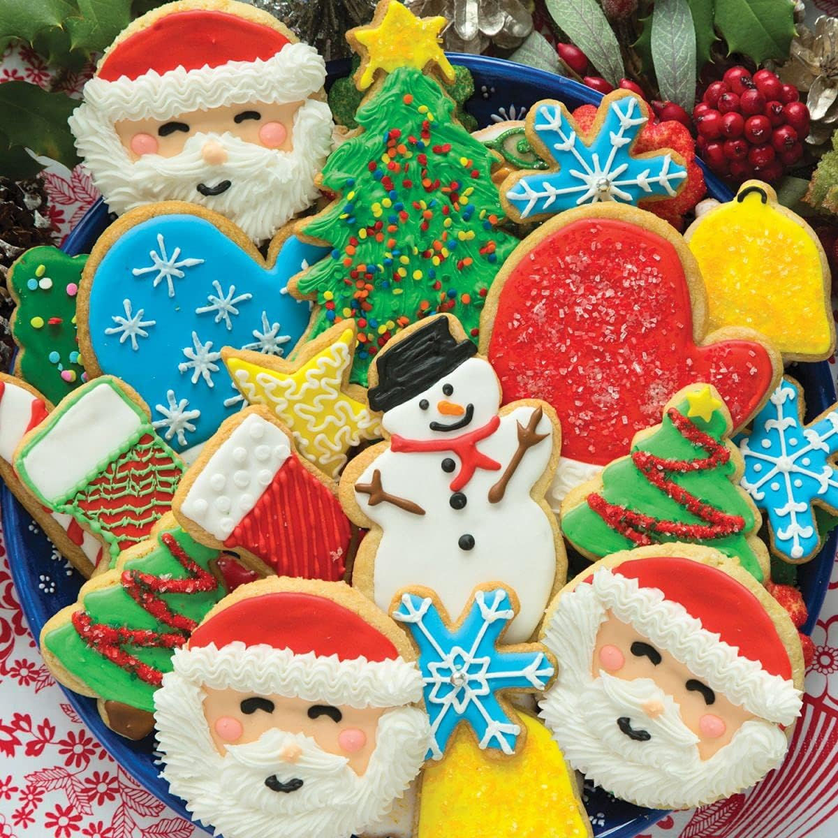 Springbok “Cookies & Christmas” 1000-piece puzzle featuring a colorful collage of holiday cookies and baking scenes.