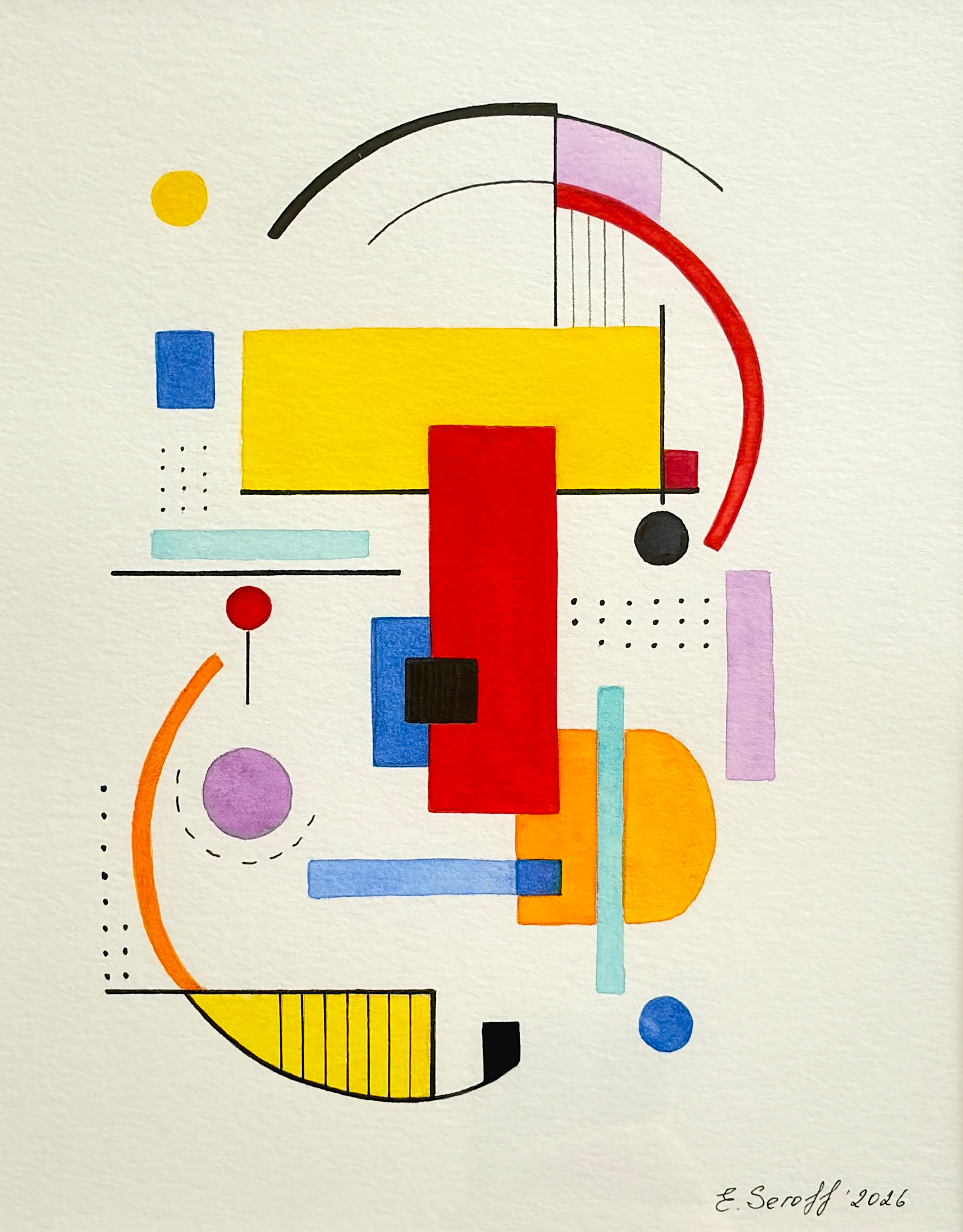 Abstract Composition 0311 by Elena Seroff