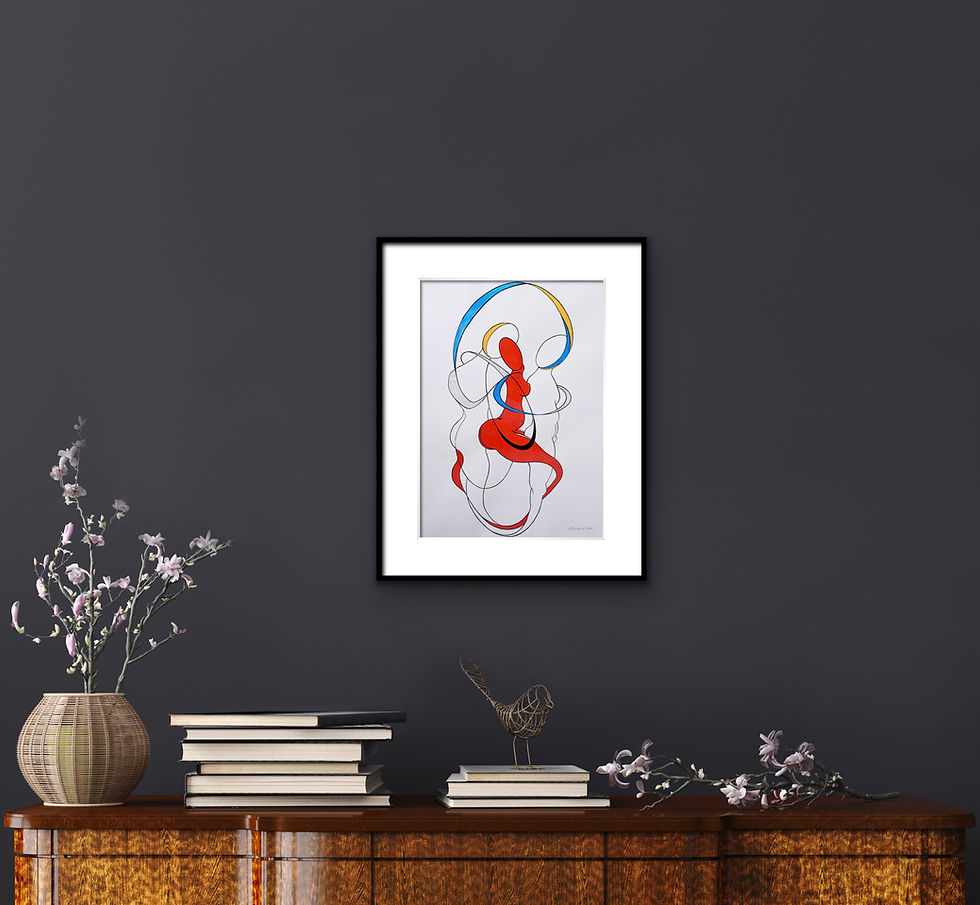 Thumbnail: Love in Three Color 1 by Elena Seroff