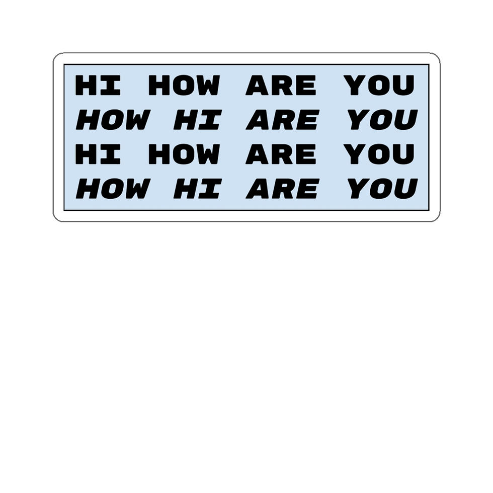 Thumbnail: how hi are you?