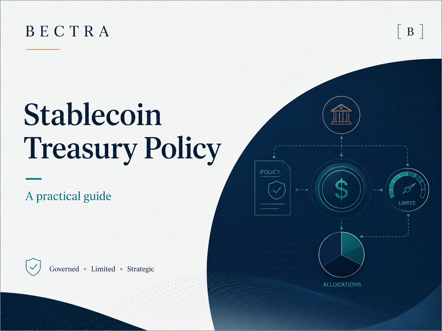 BECTRA guide on stablecoin treasury policy, limits, controls and exit rules