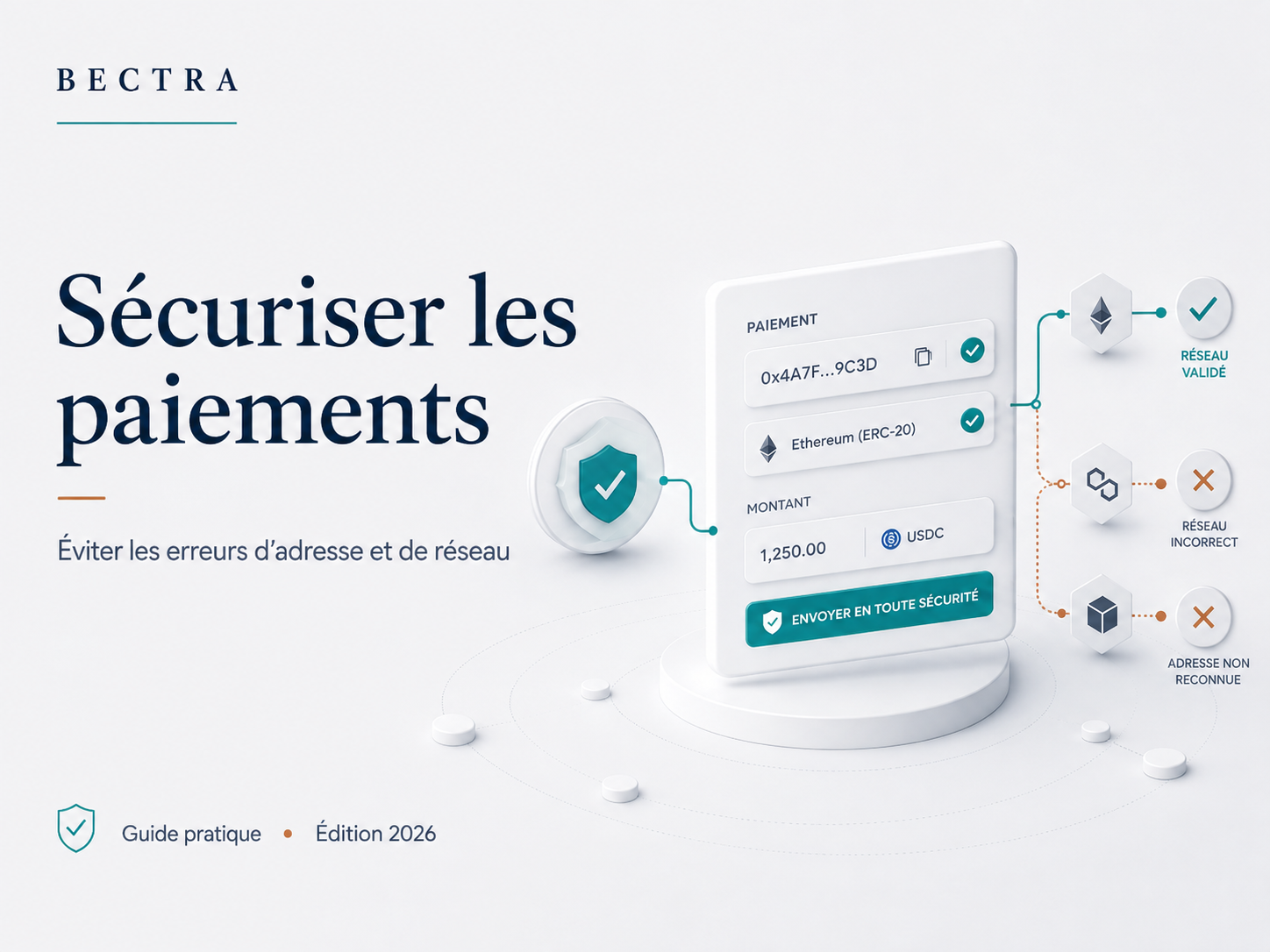 Sas de contrôle pré-transaction pour sécuriser un paiement en stablecoins