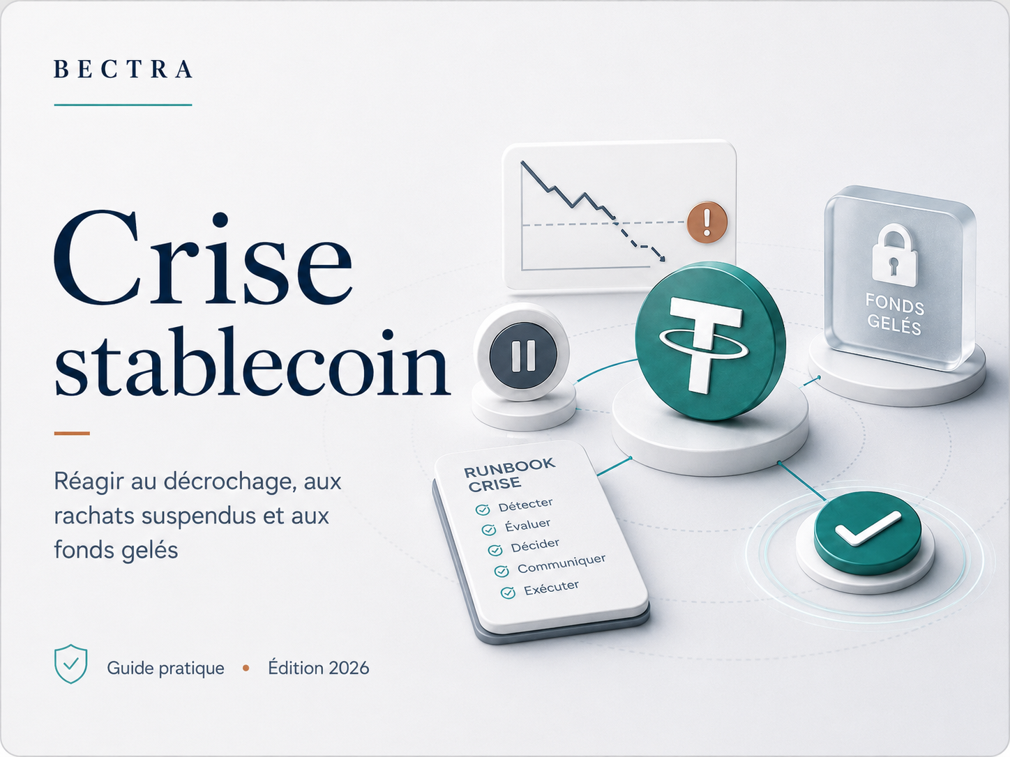 Guide BECTRA 2026 sur la gestion de crise d’un stablecoin en décrochage, rachats perturbés ou fonds bloqués